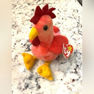 Ty beanie baby 1996 “Strut” rooster